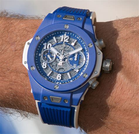 hublot big bang blue king strap black|Hublot big bang original.